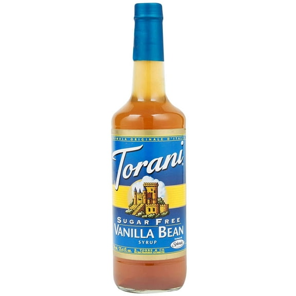 Torani Sugar Free Vanilla Bean Syrup w/ Splenda, 750 mL