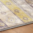thumbnail image 5 of Addison Rugs Dream Shag Premium Machine Washable Transitional Tribal, Diamond Purple Rectangle Rug, 3' x 5', 5 of 8