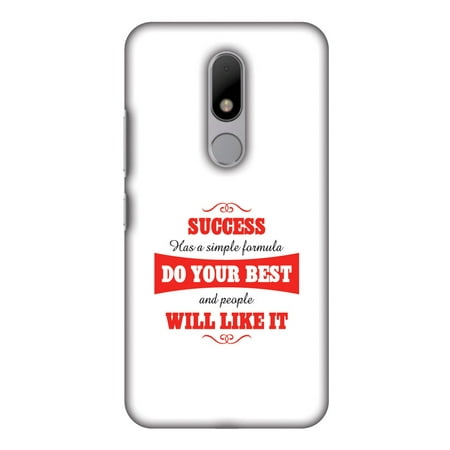Motorola Moto M Case, Premium Handcrafted Printed Designer Hard ShockProof Case Back Cover for Moto M - Success Do Your