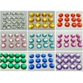 thumbnail image 2 of U8MO 500 Flatback Acrylic Faceted Round Rhinestone Gems 14mm No Hole Wholesales-Mixed Colour, 2 of 5