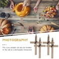 thumbnail image 4 of Shisuyan Photography Background Cross Pendant Chocolate Plastic 4Pcs 9.3X5.2X0.4In, 4 of 8