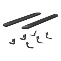 ARIES AdvantEDGE 5-1/2" x 75" Black Aluminum Side Bars, Select Dodge, Ram 1500 Step Nerf Bar Kit