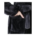 thumbnail image 6 of Richie House Women's Fleece Robe with Hood RHWS2233, 6 of 7
