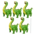 thumbnail image 2 of 5 Piezas Decoraciones de Fiesta de Dinosaurio 93cm Papel de Aluminio Animales Lindos Inflables para Decoración de Fiesta de Cumplea?os para Fiesta de Dinosaurio Baby Showers(Green) Amonsee No, 2 of 5