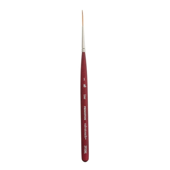 Princeton Brush Velvetouch Mixed Media Mini Brush, Liner, 1