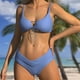 thumbnail image 1 of Traje de baño para mujer, moda, cómodo, bikini, traje de baño liso para mujer, bikinis, trajes de baño para mujer, conjuntos de bikini para mujer, trajes de baño bikini para mujer, 1 of 4