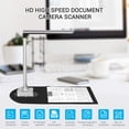 thumbnail image 2 of TFixolAibecy BK32 Foldable HD High Speed USB Image Document Camera Scanner 15 Mega-Pixels A4 Scanning Size with LED Light for Classroom Office Library Bank for Windows, 2 of 7