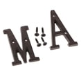 thumbnail image 1 of 2x Hierro Creativo DIY licencia de Puerta  Etiqueta símbolo Decoración de Pared Decoración para Gloria Etiqueta de la letra de la placa de la puerta, 1 of 9