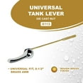 thumbnail image 3 of Highcraft Replacement Universal Toilet Tank Flush Lever Handle, Chrome, 3 of 5