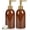 2pc Brown, variant on 14OZ Ceramic Soap Dispenser Ceramic Soap Pump Dispenser Can Fill Liquid for Bathroom/Kitchen (White)