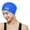 Blue - 1 Pack, variant on AEGEND Long Hair Swim Caps for Women Men Adults, Durable Silicone Swimming Caps, 3D Ergonomic Stretch Fit, Comfortable Waterproof Bathing Caps for Pool Training, 1 Pack