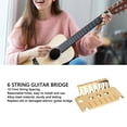 thumbnail image 3 of Electric Guitar Bridge, 10.7mm Spacing Guitar String Bridge Glossy Appearance  for Tremolo System, 3 of 7