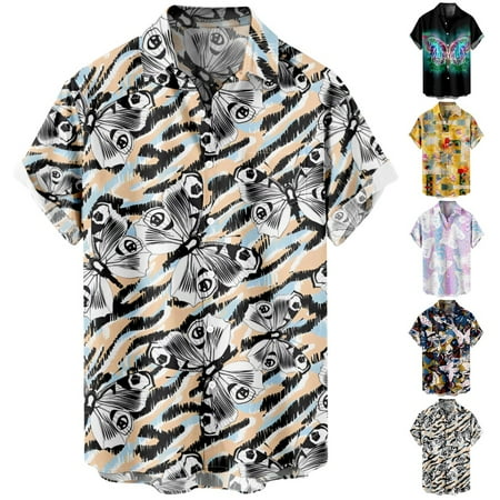 

Men s Casual Tees Funny Funky Blouses Up to 8XL