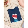 thumbnail image 3 of Memorial Day Clenched Fist Shaped T-Shirt Women -Image by Shutterstock, Female Large, 3 of 4
