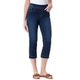 thumbnail image 1 of Pantalones Capri Gloria Vanderbilt Amanda con Cintura Elástica y Entrepierna de 53 cm, 1 of 1