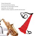 thumbnail image 3 of Clarinet Swab Cloth Saxophone Inside Tube Suede Cleaning Strip Pull Through Swab Instrument Cleaner Cloth For Maintenance Care, 3 of 8