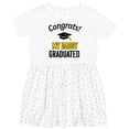 thumbnail image 3 of Inktastic Congrats My Daddy Graduated with Cap Girls Toddler Dress, 3 of 5