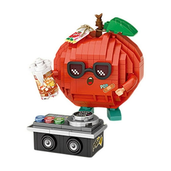 MEIEST Mini Fruit Party Building Set Cute Fruit Rock Band Collection Construction Building Bricks Toy Hip Hop Style Home ()