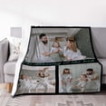 thumbnail image 5 of Custom Blanket with Photos Customized Blanket Personalized Blanket Gifts for Mom, Dad,Christmas, Birthday(1-Photo, 72 * 54in), 5 of 6
