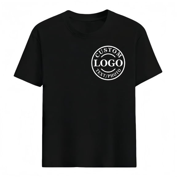 Personalized Coach Work Identity T-Shirt Custom Name Logo Photo Daily Wear Tee