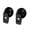 Black, variant on Opvise 1 Pair Car Interior Window Curtain Clip Suction Cup Towel Ticket Holder Clamp