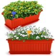 thumbnail image 5 of 5 pack 17 pulgadas flor ventana caja de plástico Feliz Sencillez, 5 of 5