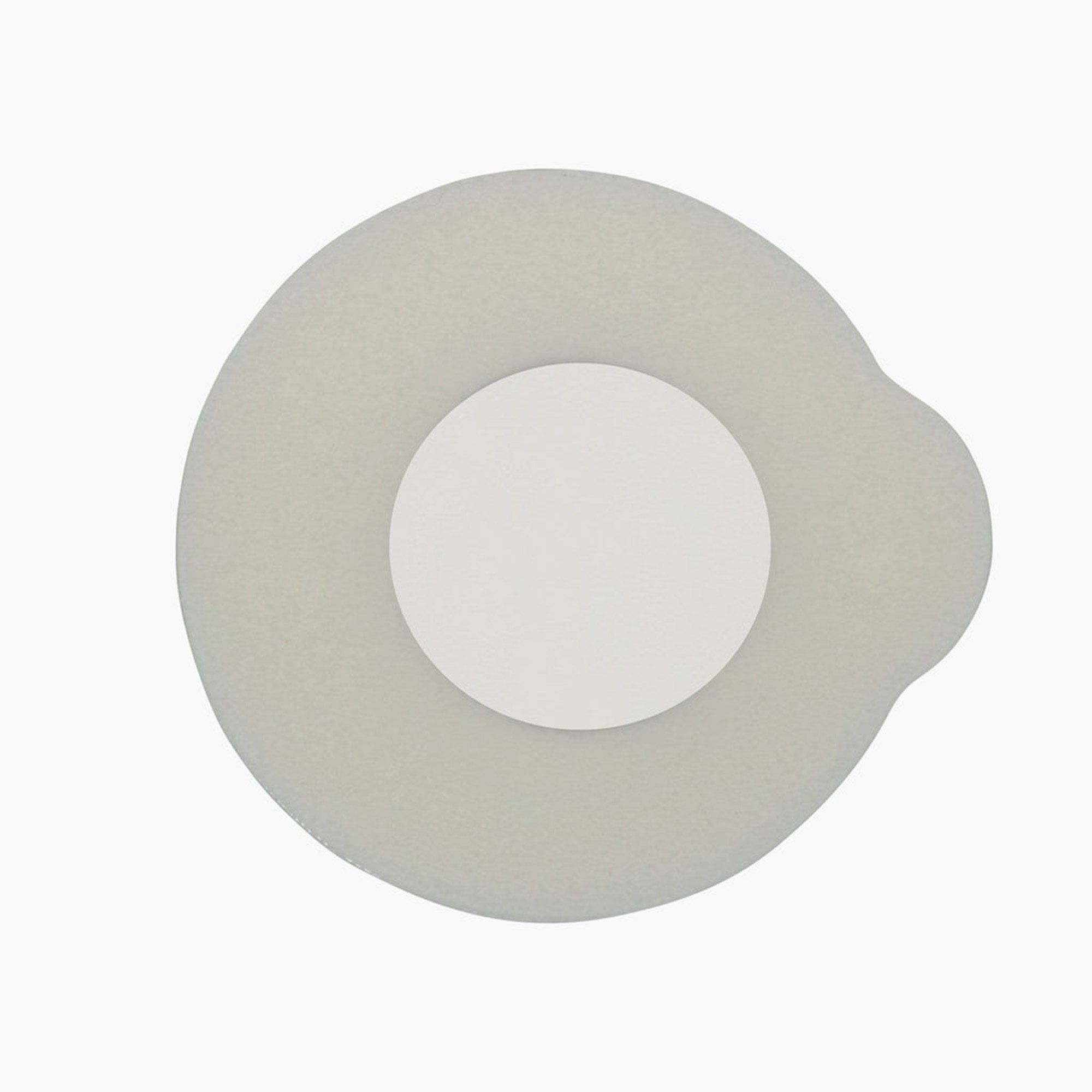 Inject-Safe Sterile White Round Injection Barrier Strip Bandages, 1.375 inches, 100 Count, 1 Pack