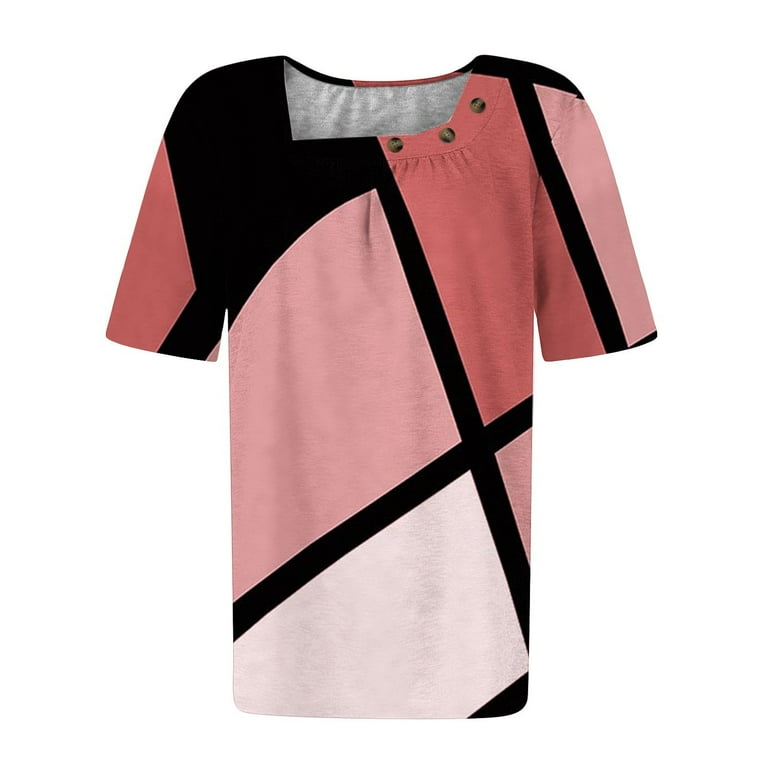 Casual Simplicity Color Block Contrast O Neck Irregular Dress Dresses Casual Simplicity Color Block Contrast O Neck Irregular Dress Dresses