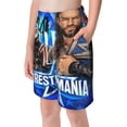 thumbnail image 4 of Boys Wres-Tler W-W,E Beach Shorts Swim Trunks Swim Shorts Quick Dry Pool Suit Swimwear For Kids Youth, 4 of 8