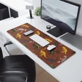 thumbnail image 2 of Long Mouse Pads for Desk,Brown Cartoon Dinosaurs Fossils Pattern Desk Mats on Top Of Desks, Desk Mouse Pad Extra Large with 3mm Non-Slip Base and Stitched Edge for Gaming,Office,Work,Home 31.5"x11.8", 2 of 6