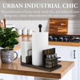 thumbnail image 2 of Napkin Holder Countertop Roll Holder Farmhouse Multifunctional Napkin Holder Holds Condiment Bottles, 2 of 5