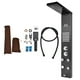 thumbnail image 3 of Sistema De Torre De Panel De Ducha LED, Sistema De Torre De Panel De Pared De Ducha De Montaje En Pared Sistema De Torre De Panel De Ducha De Acero Inoxidable Cabezal De Ducha De ANGGREK Ocean Broad Surfboard Fins, 3 of 8