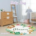 thumbnail image 6 of Sunamd Custom Baby Crib Bedding Set, 5 PCS Personalized Name Baby Crib Sets for Girls Boys, Nursery Bedding Sets for Toddler, Double Layer Flannel Baby Bedding Set Customized Gifts(Fixed Size), 6 of 9