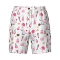 thumbnail image 4 of Lsque Mens Swim Trunks Cute Poodle Dog Pattern - Bathing Suit Compression Liner - Beach Swim Shorts Swimwear - (S-3XL) - Stretch Quick Dry -XX-Large, 4 of 9