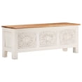 thumbnail image 1 of vidaXL Boîte de Rangement 110x30x40 cm Bois d'Acacia Massif, 1 of 5
