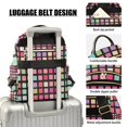 thumbnail image 3 of FORMRS Mini Backpack Purse for Women Quilted Travel Daypack Casual Shoulder Bag, Colorful Block Pattern, 3 of 7