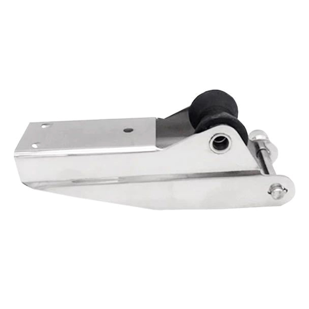 Roller Bracket Marine Docking Hardware Accessories with Quick Release Pin Stainless Rollers Fixed Bracket
