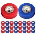thumbnail image 1 of OULII 32 Pcs Mini Rouleaux de Shuffleboard avec Jeu Amélioré Plastique Rond Rouge, 1 of 7