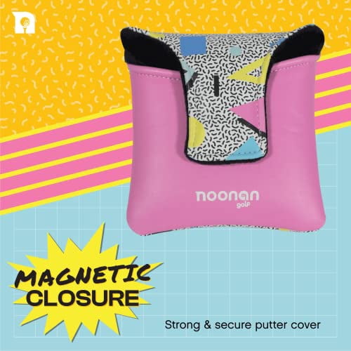 Noonan Golf Putter Cover - Magnetic Mallet Golf Club Cover - Fleece Lined & Water Resistant - Fun, Creative & Unique Headcover Designs (Bodacious Bayside)