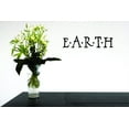 thumbnail image 1 of Custom Wall Decal Sticker Earth Text Lettering Quote Home Decor Picture Art Size :16 Inches x 40 Inches, 1 of 1