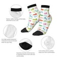 thumbnail image 5 of Pofeuu Happy Easter Rabbit Print 30cm Socks, Adult Running Hiking Socks for Youth and Adult, 5 of 7