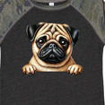 thumbnail image 4 of Inktastic Cute Pug Boys or Girls Toddler T-Shirt, 4 of 5