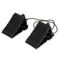 thumbnail image 1 of Cuñas de Rueda Unique Bargains Bloques de Parada de Neumáticos Antideslizantes de Alta Resistencia para Coches Camiones Remolques PP Negro 5.31"x2.95"x3.94" 1 Juego, 1 of 6
