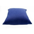 thumbnail image 6 of LR Home Estate Linen Poly Filled Pillow in Blue, 20" x 20", 6 of 9