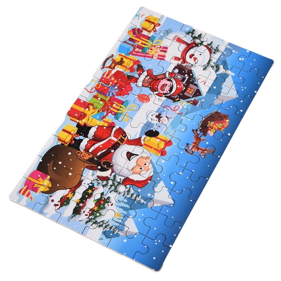 Rompecabezas navideños, rompecabezas navideño, rompecabezas simple y divertido, rompecabezas de Papá Noel, ingeniería de precisión