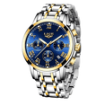thumbnail image 1 of Reloj Deportivo Impermeable Malubero Lige Dorado Azul Hombre Malu1446, 1 of 3