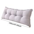 thumbnail image 3 of Wedge Cushion Headboard Reading Pillow Removable Cover, Bed Bedroom Positioning Support Bolster for Sofa Bed, Low Corner Backrest Cushion for Comfortable Rest, 3 of 7