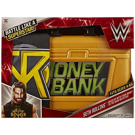 WWE Wrestling Seth Rollins Dress-Up with Money in theBank Briefcase