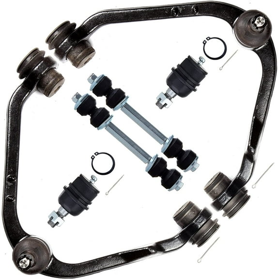 CCIYU Front Sway Bar Lower Ball Joints Front Upper Control Arms Compatible for 04 for Ford for F-150 Heritage 97 98 99 00 01 02 for Ford Expedition 97 98 99 00 01 02 03 for F-150 6pcs Suspension Kit