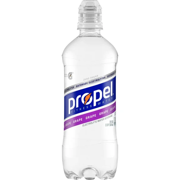 Propel Zero Grape Water, 20 Oz Fliptop